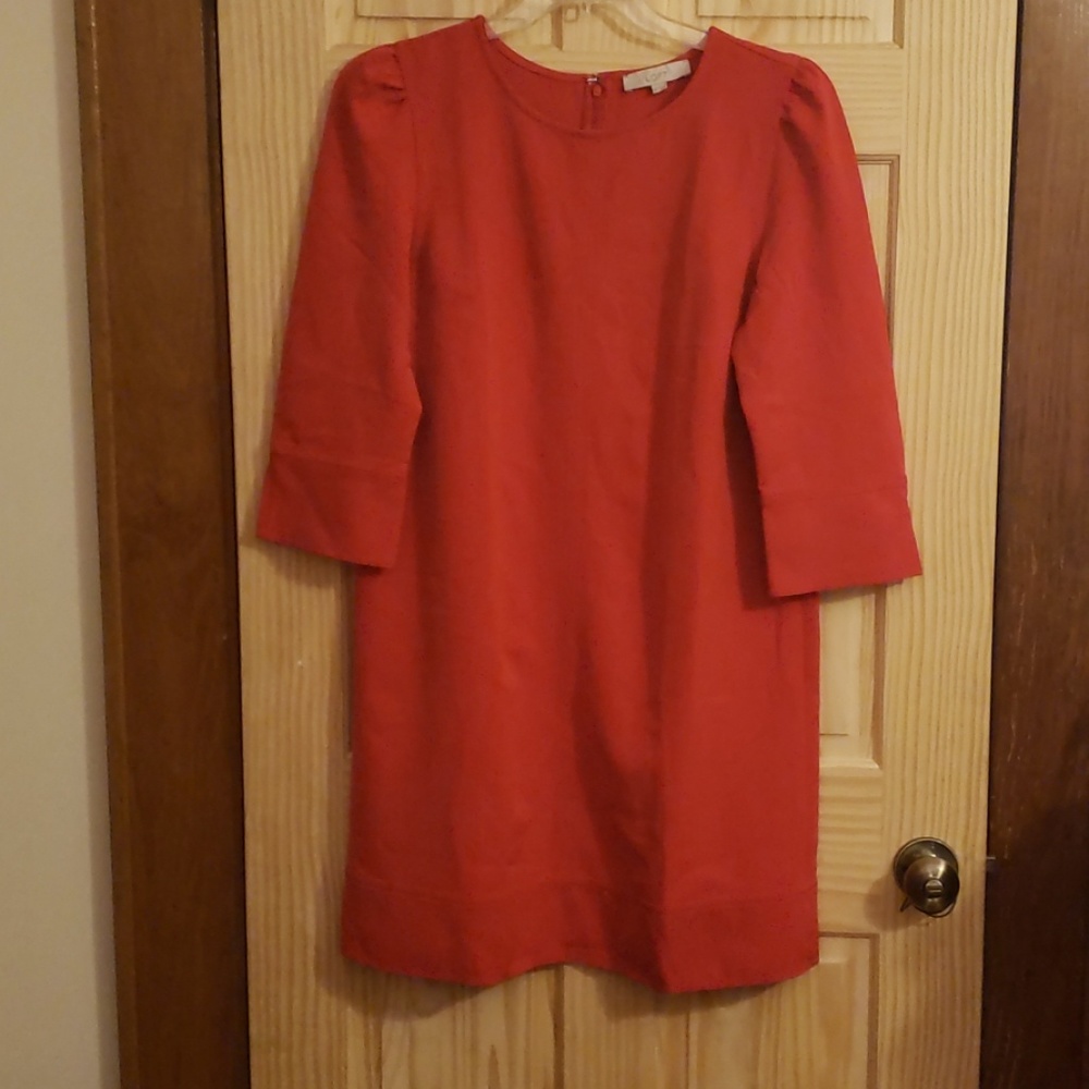 3/4 Sleeve Loft Shift Dress